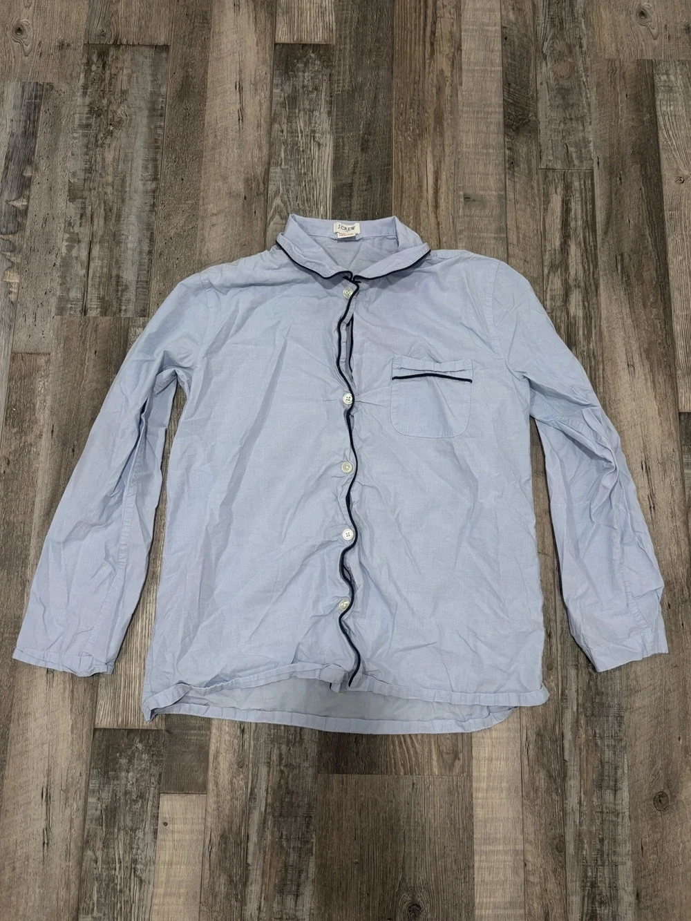 J. Crew Women’s Light Blue Cotton Pajama Set S